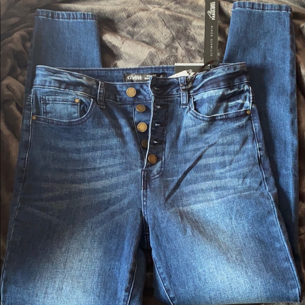 NWT high rise skinny ankle jeans size 6